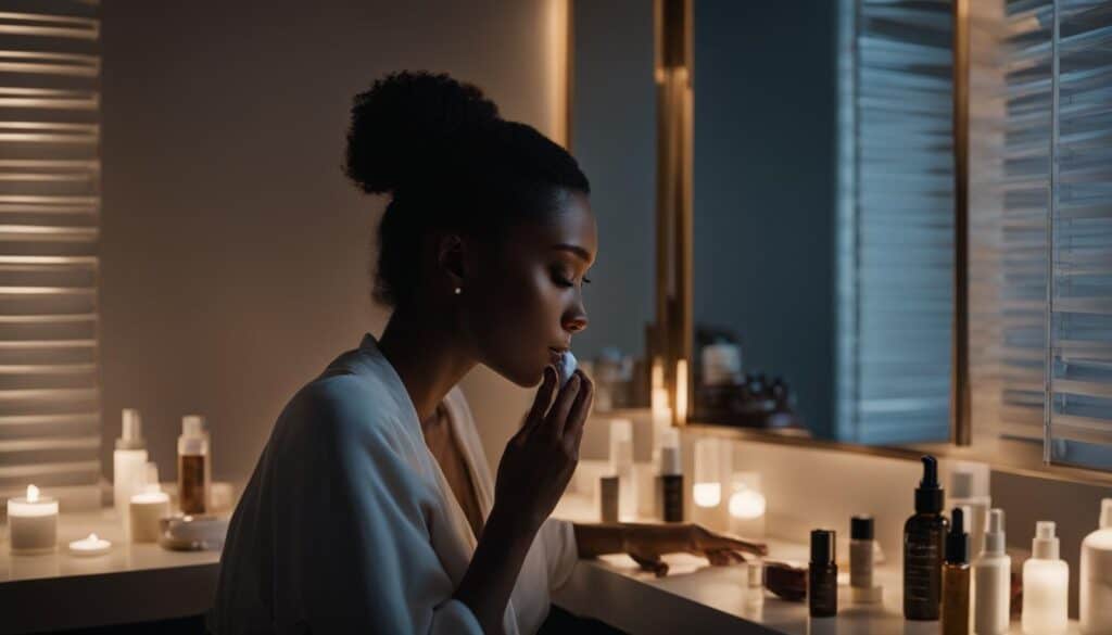 nighttime skincare routine for glowing skin