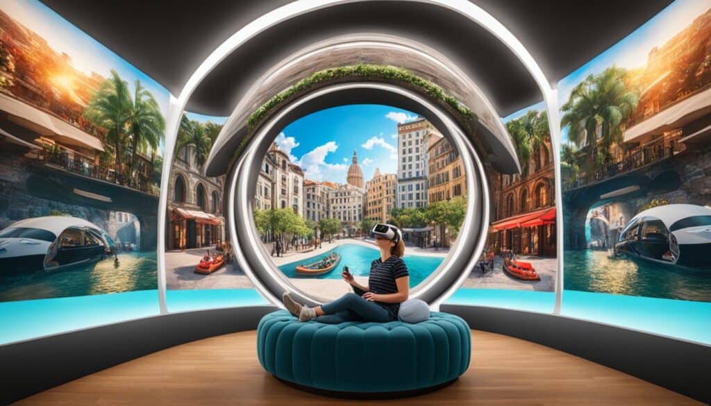 Alcove interactive VR experience