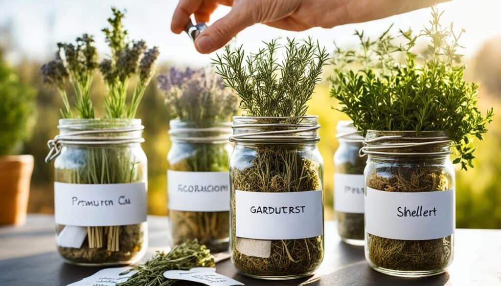Preserving herbal tea harvest
