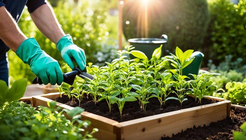 growing tea herbs