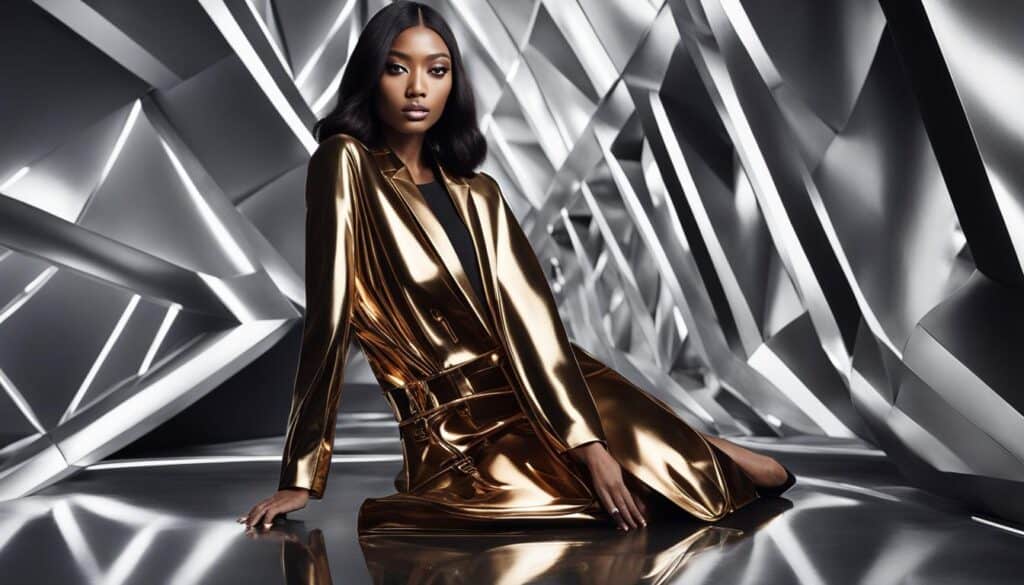 metallic fashion trend