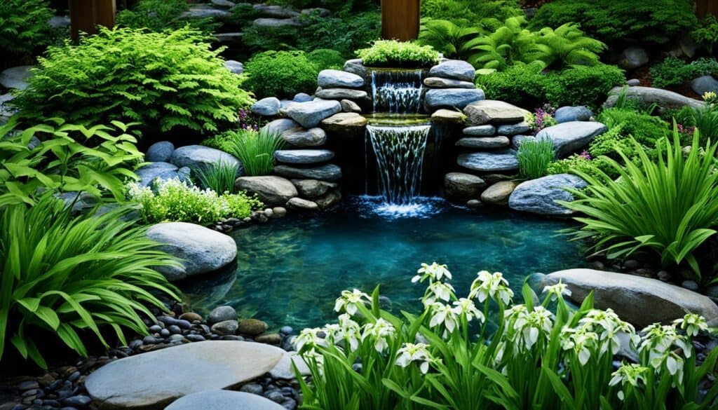 garden water feature