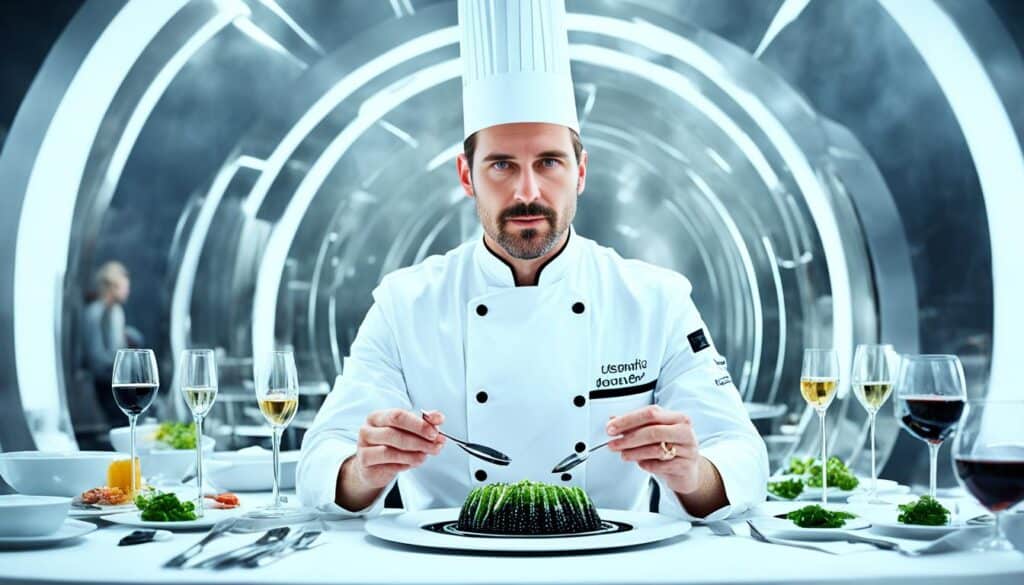 molecular gastronomy in high-end dining