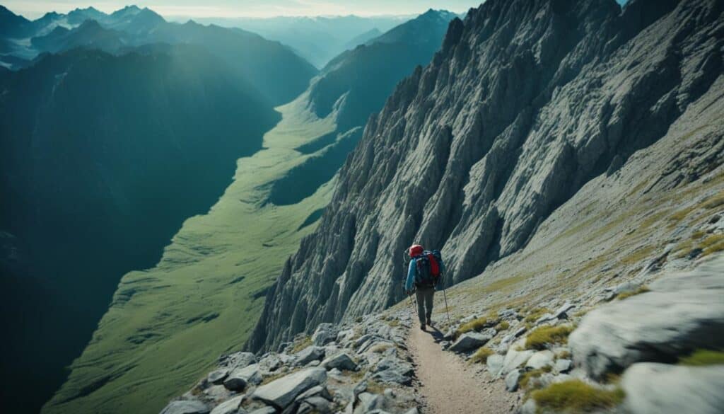 composition in adventure photography
