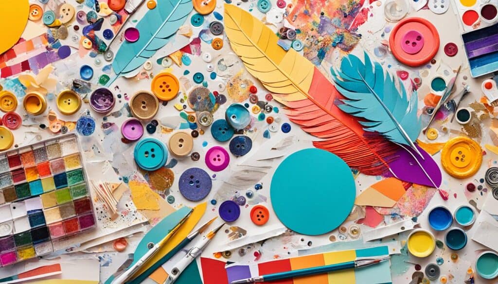 diverse materials for creativity