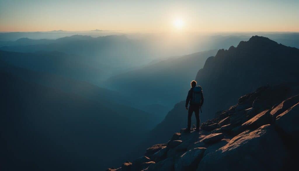 light in adventure photography