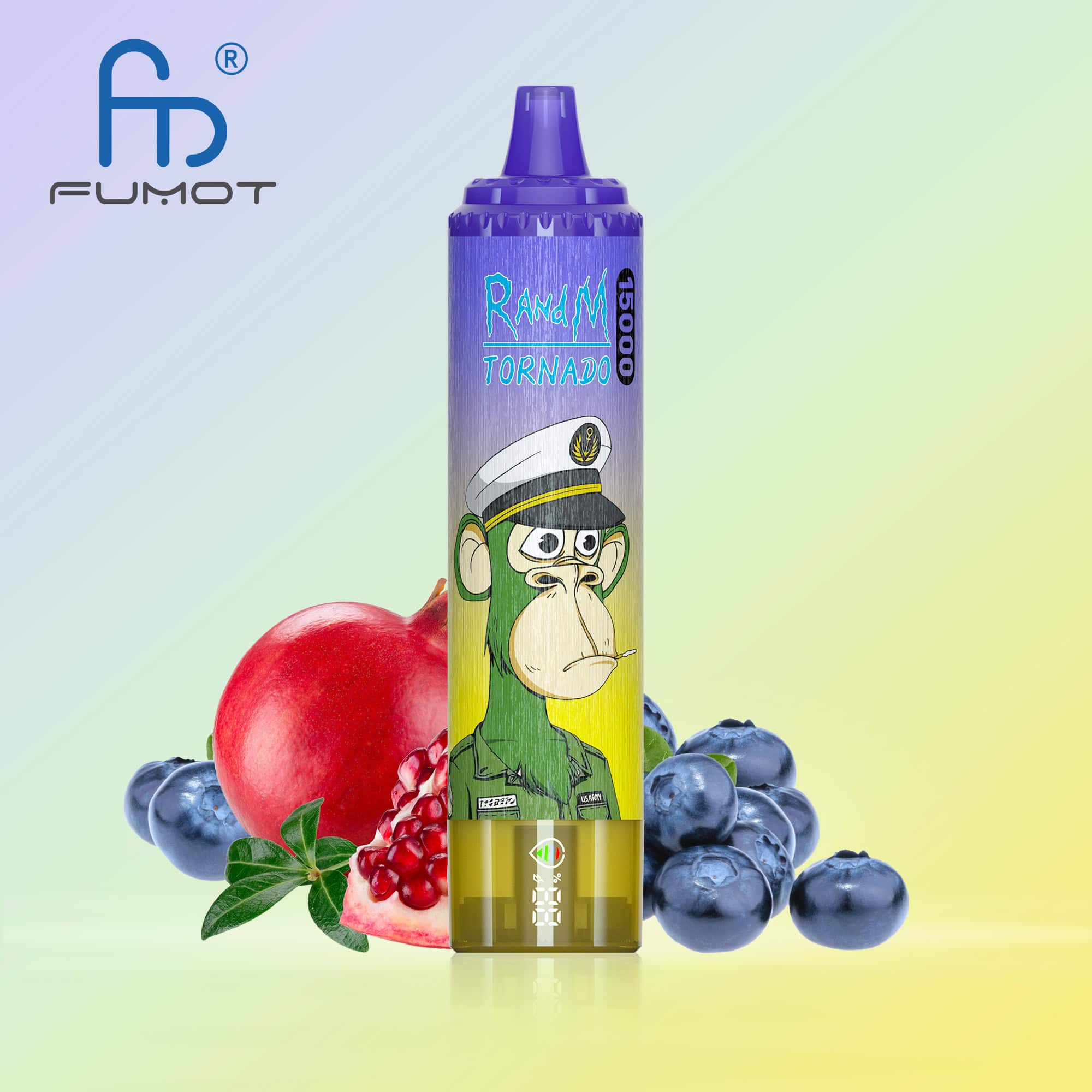 RandM Tornado 15000 Blueberry Pomegranate