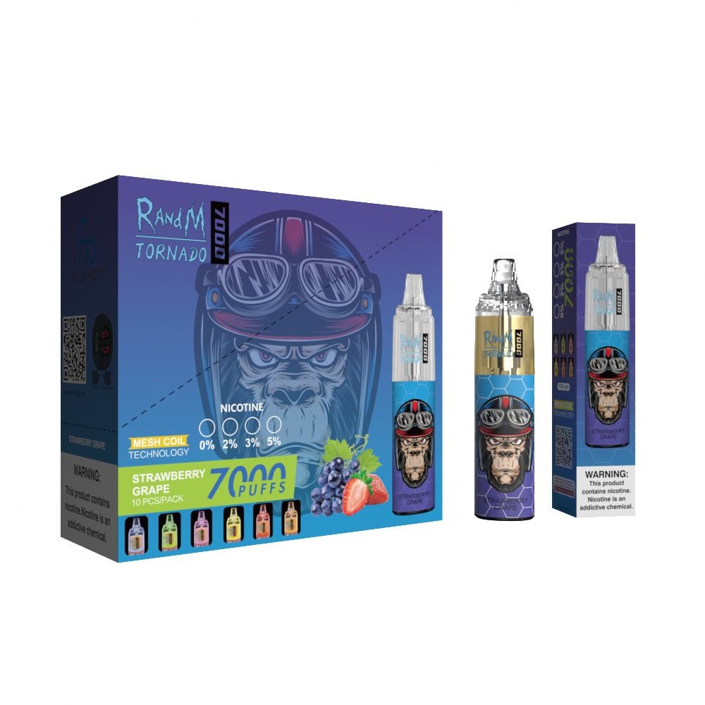 RandM Tornado 7000 Strawberry Grape - Kép 3