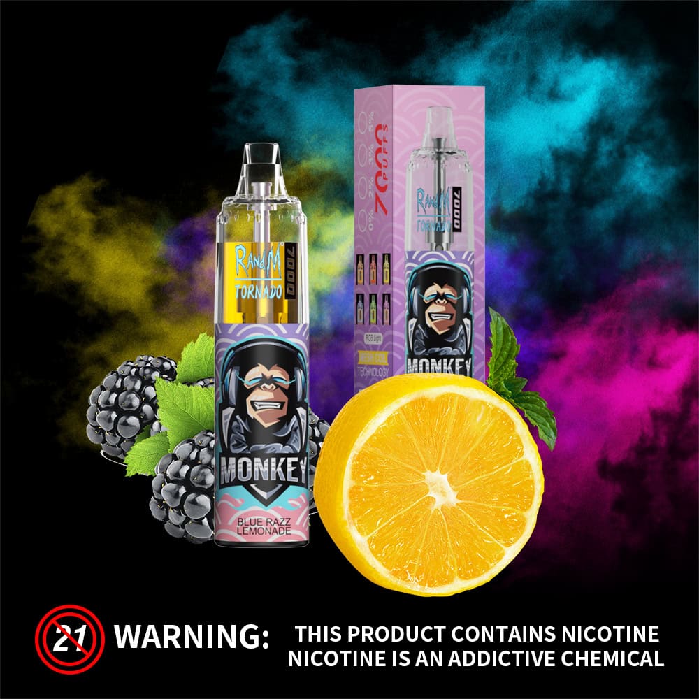RandM Tornado 7000 Blue Razz Lemonade