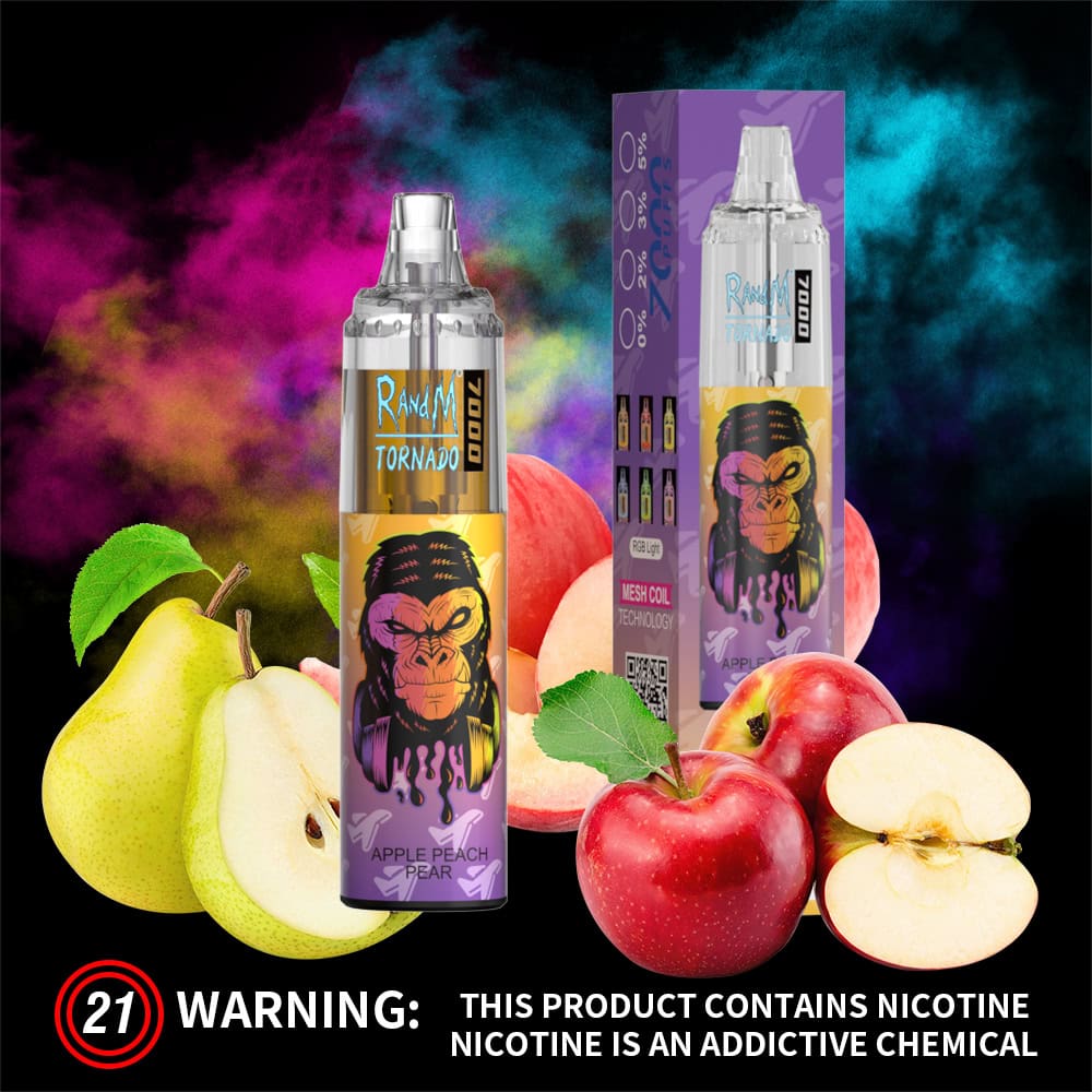 RandM Tornado 7000 Apple Peach Pear