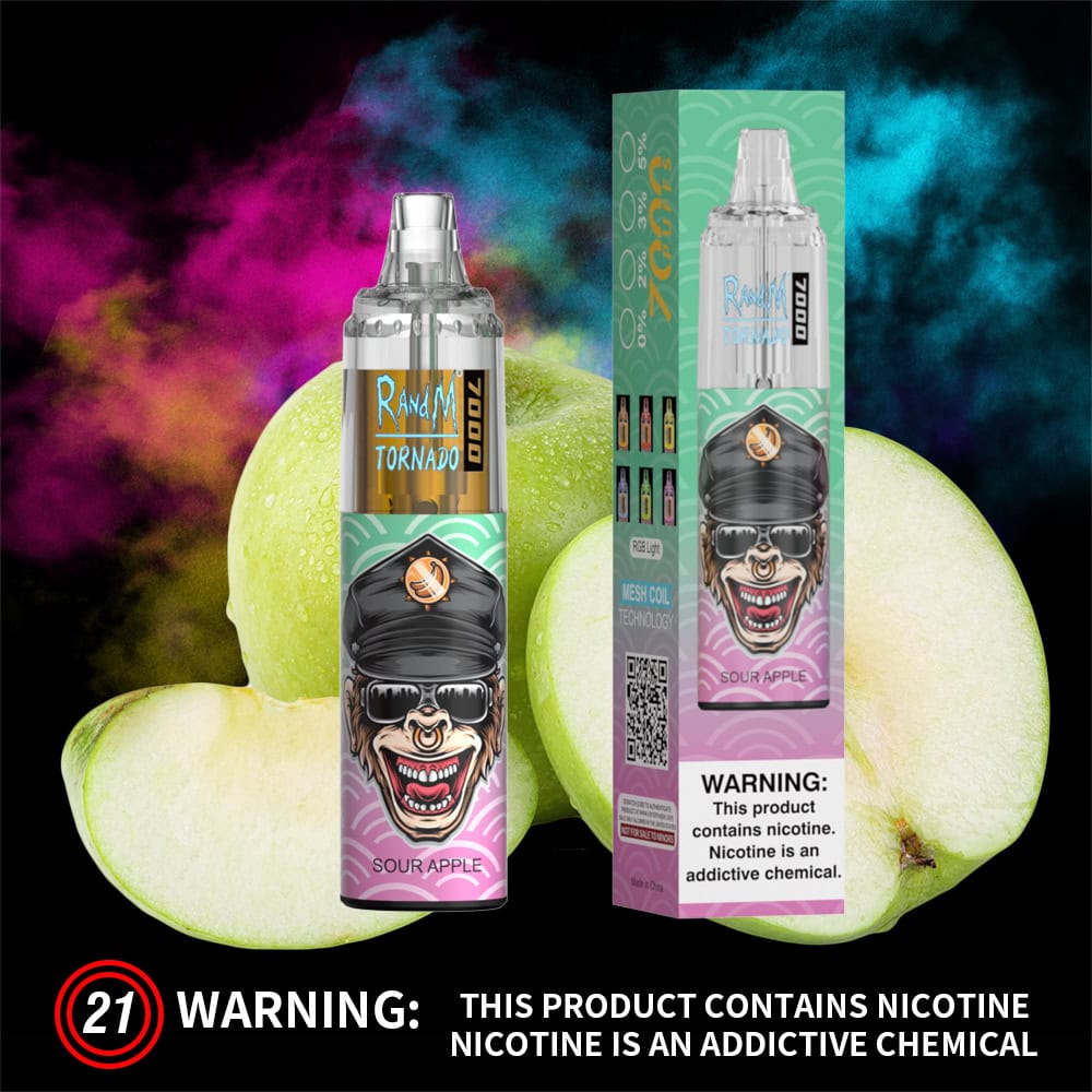 RandM Tornado 7000 Sour Apple