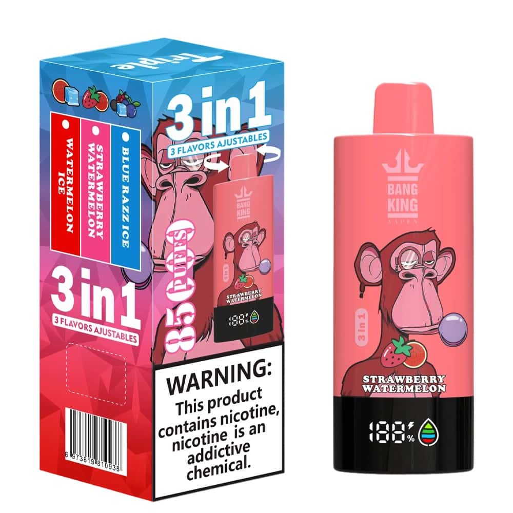 Bang King 85000 Strawberry Watermelon/Watermelon/Blue Razz Ice