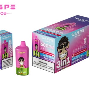 WASPE AIVIOU 60000 Strawberry Watermelon/Strawberry Raspberry Candy/Grape Ice