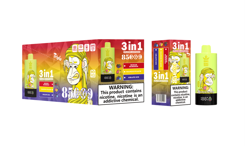 Bang King 85000 Mixed Fruits/Mango Peach/Grape Ice