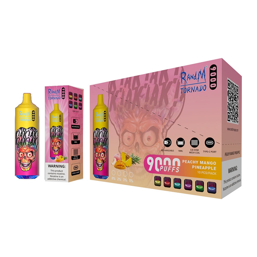 RandM Tornado 9000 Peachy Mango Pineapple