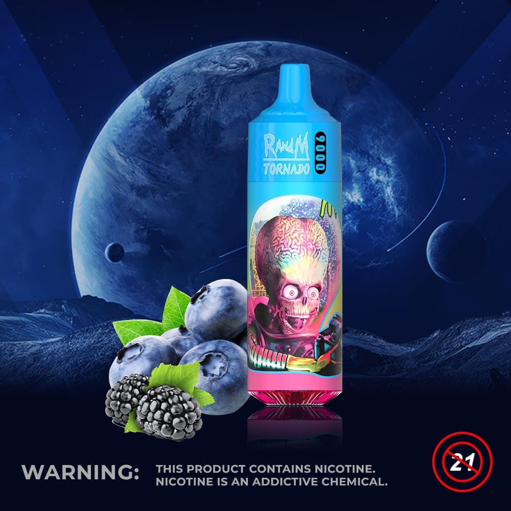 RandM Tornado 9000 Blueberry Sour Raspberry