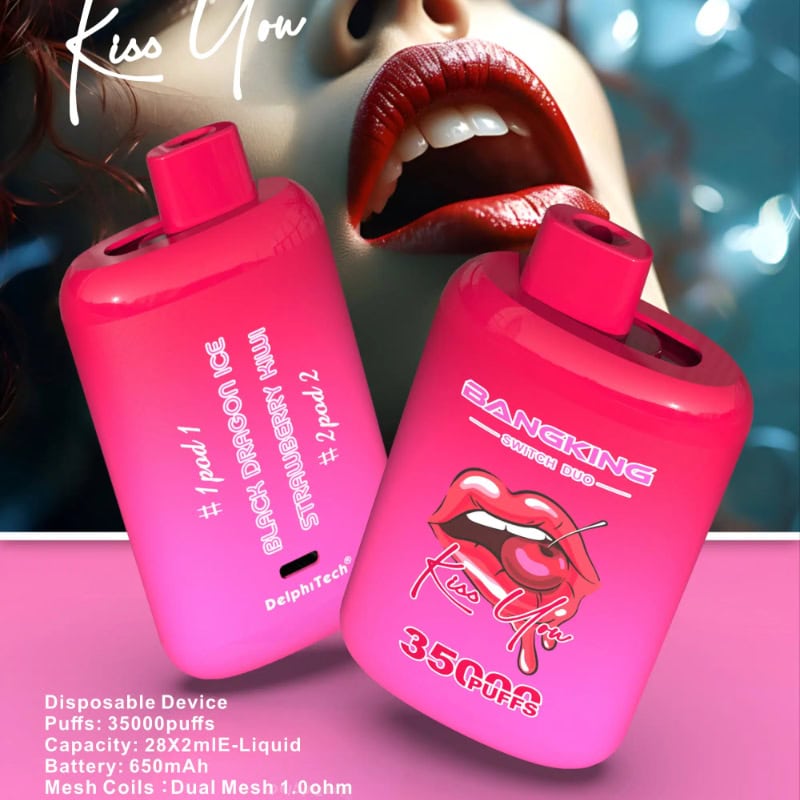 Bang King 35000 Cherry Bomb/Grape Ice – Bild 2