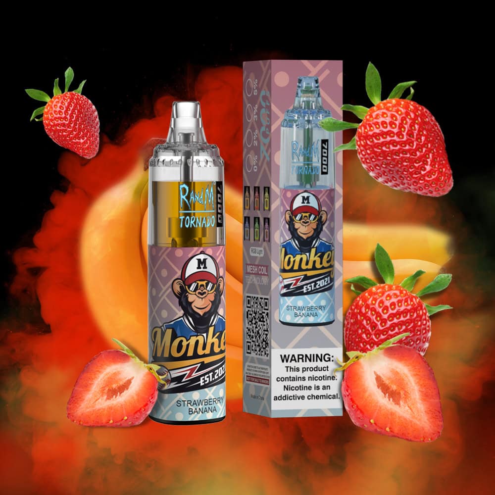 RandM Tornado 7000 Strawberry Banana