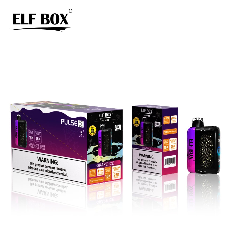ELF BOX PULSE X 25000 Grape Ice - Kép 3
