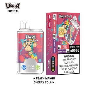 Alternative Ansicht von Uwin Crystal Twins 40000 Peach Mango/Cherry Cola