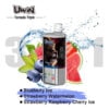 Uwin Tornado Triple 60000 Blueberry Ice/Strawberry Watermelon/Strawberry Raspberry Cherry Ice
