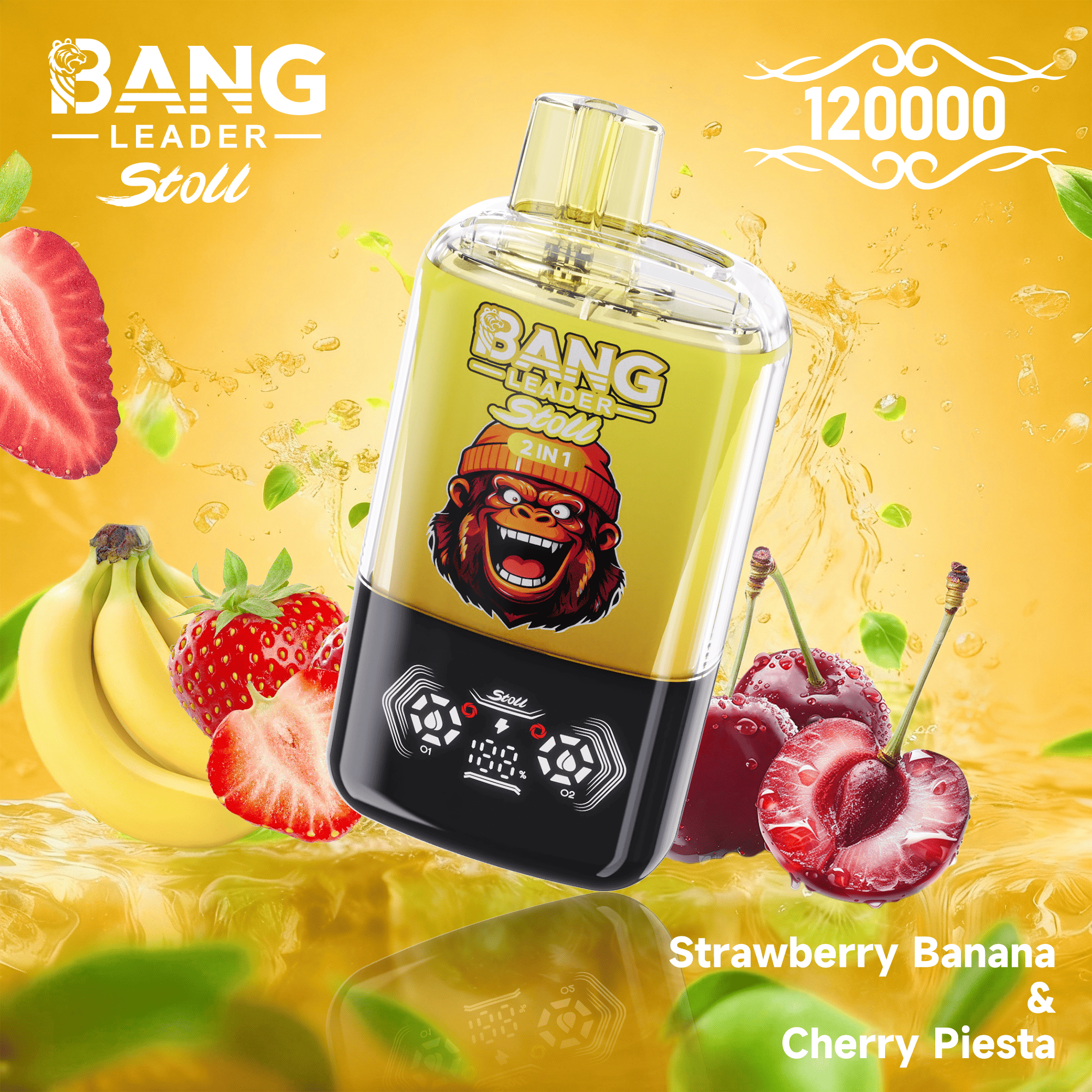 Bang Leader 120k Strawberry Banana/Cherry Piesta