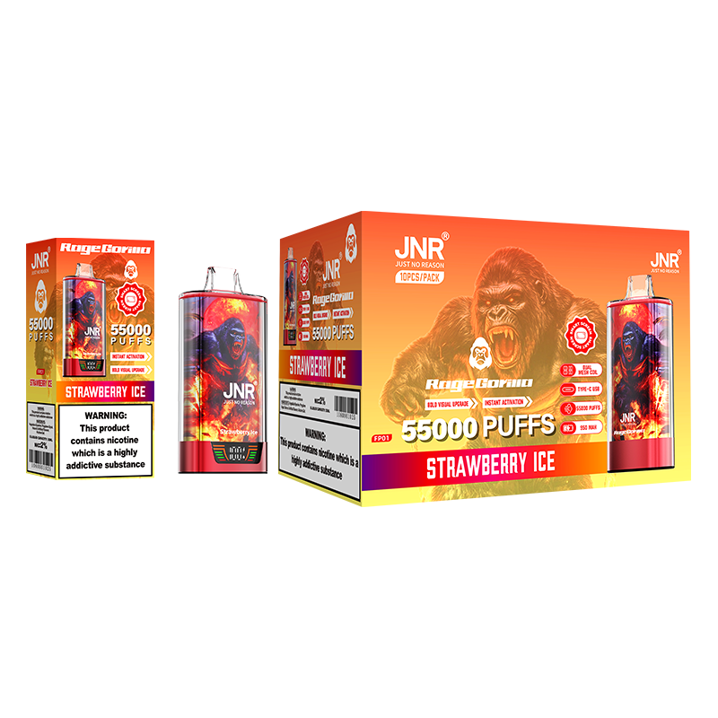 JNR Rage Gorilla 55000 Strawberry Ice