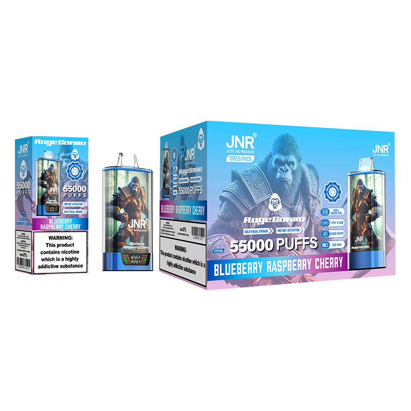 JNR Rage Gorilla 55000 Blueberry Raspberry Cherry
