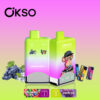 OKSO Double Flavor 60000 Red Energy Ice/Grape Ice