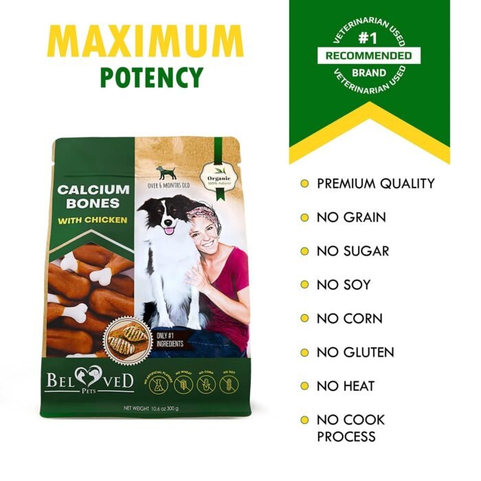 Chicken-Wrapped Calcium Bones for Dogs