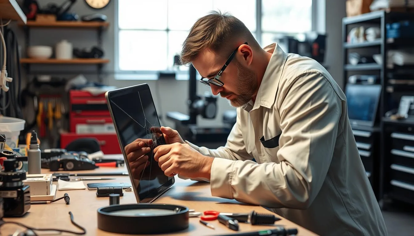 Professional flat screen repair