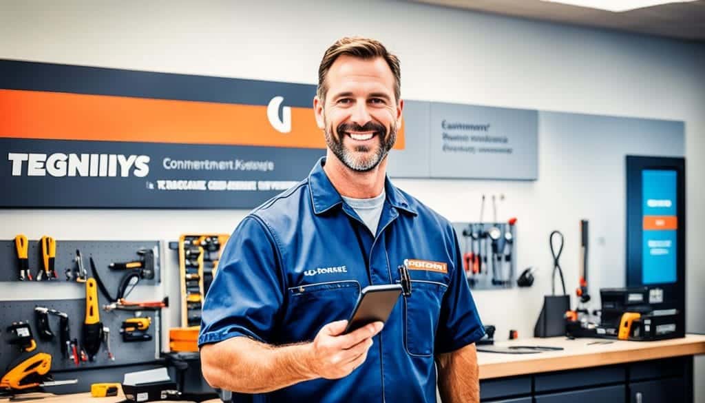 Customer satisfaction mobile repair