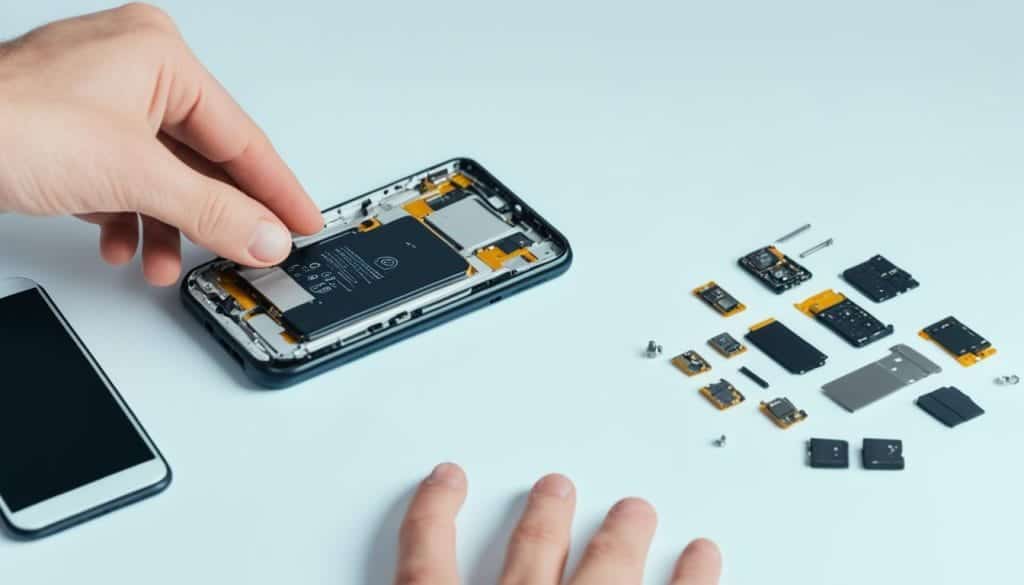 device preparation for repair