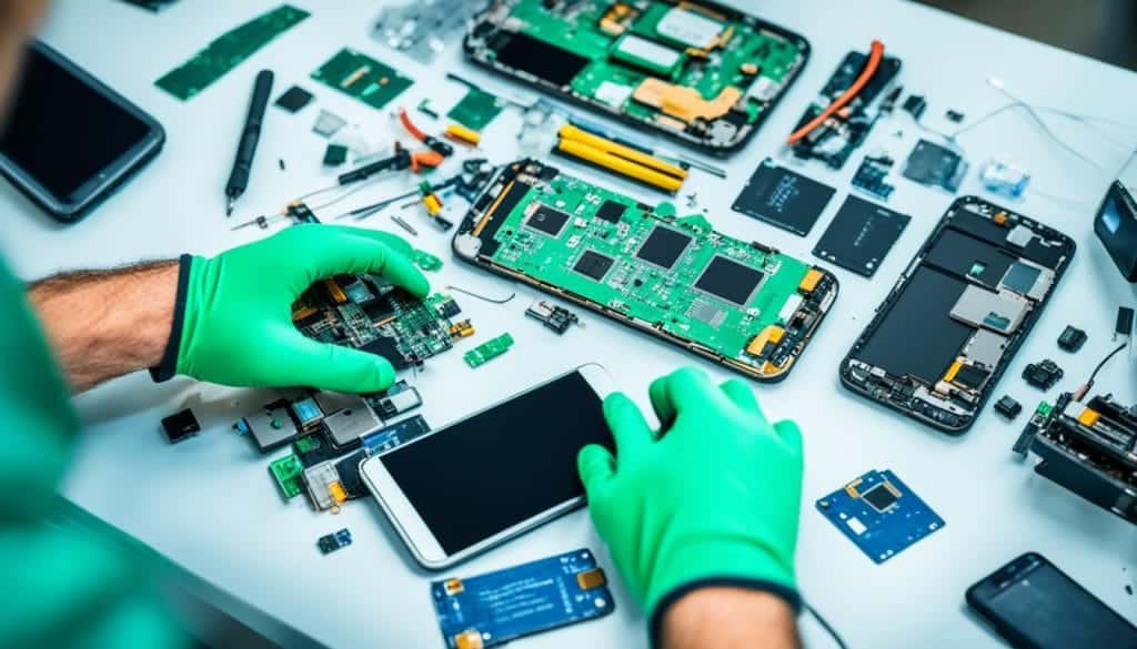 eco-friendly phone repairs impact on reducing electronic waste