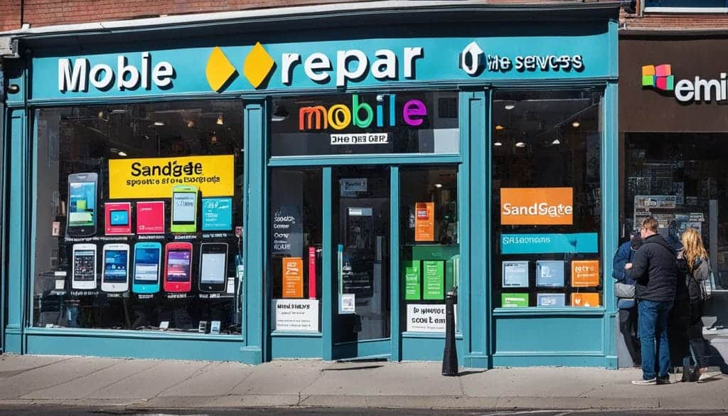 local phone repair shop Sandgate