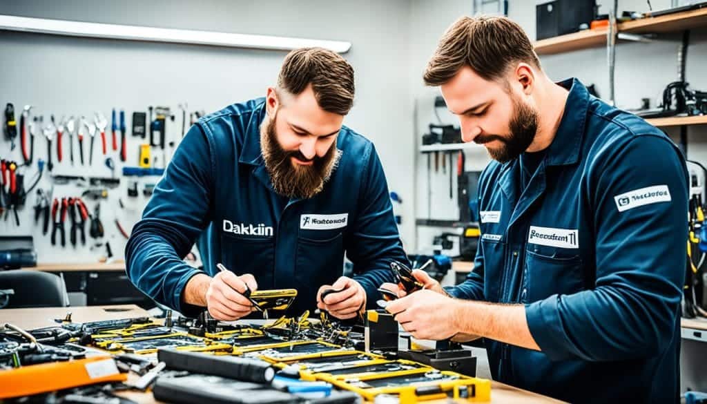 qualified phone repair technicians in Dakabin