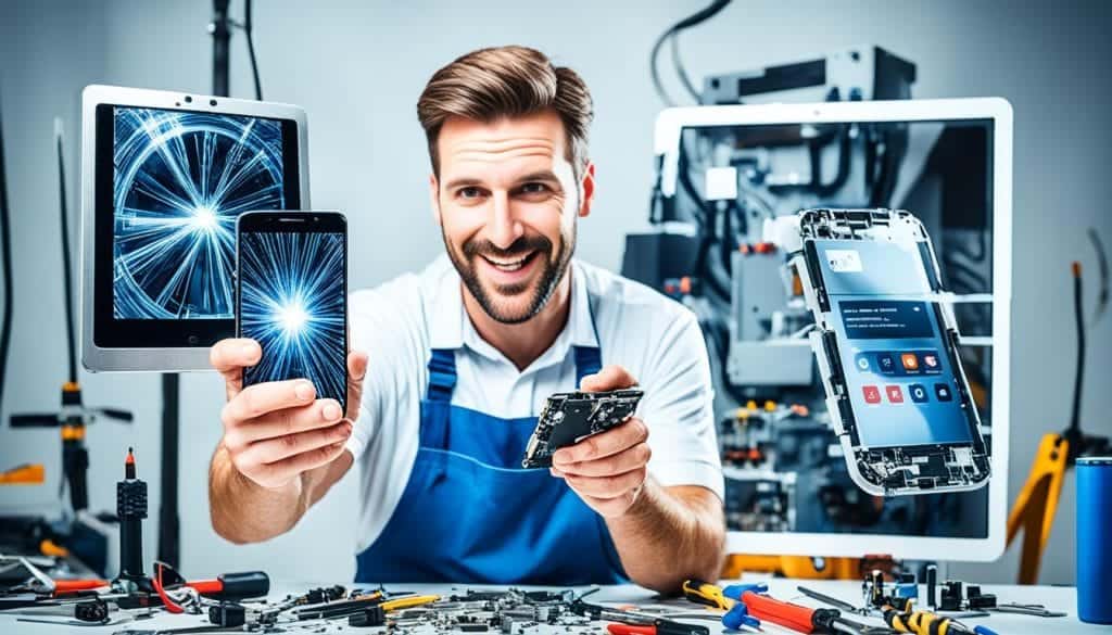 quick device screen solution