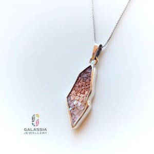 Map of Palestine - micro mosaic jewellery