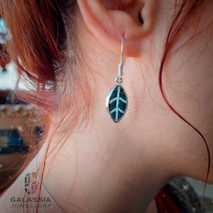Olive leaf earrings