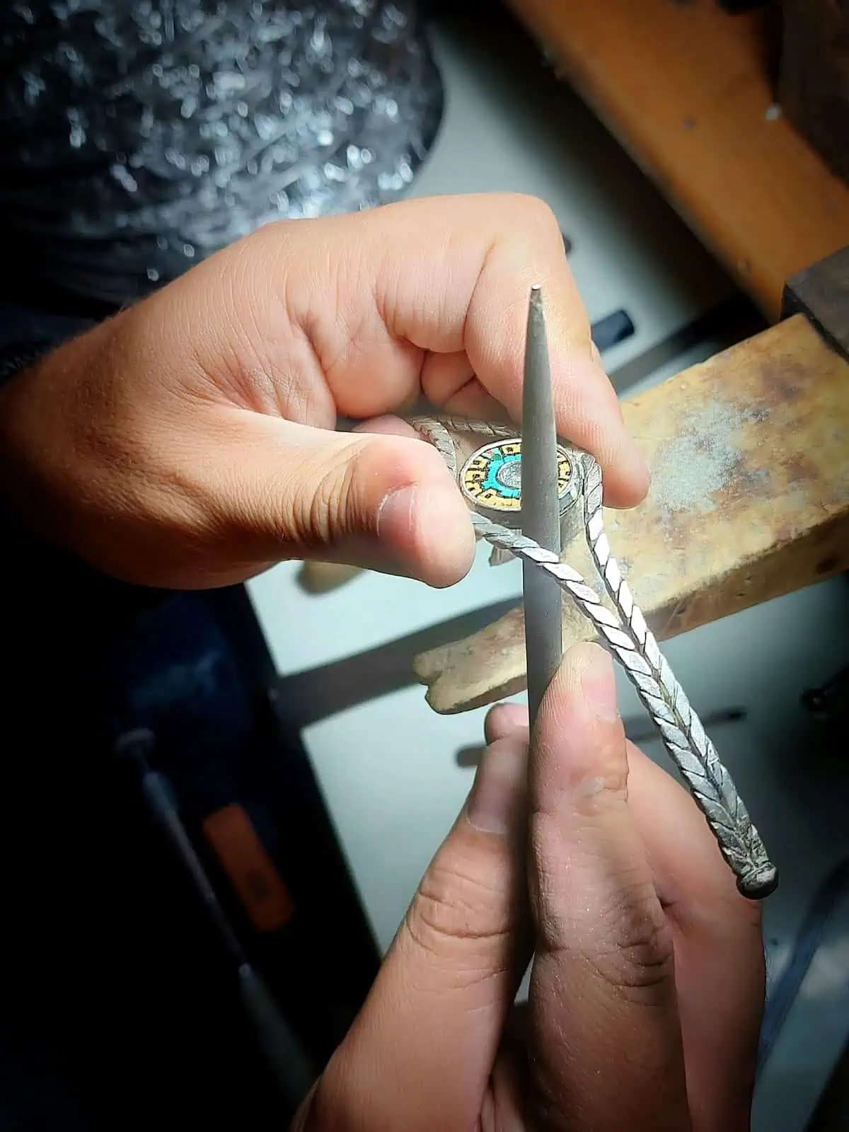 Behind the scenes: the making of a micro mosaic masterpiece 6 Finishing micro mosaic proccess micro mosaic jewelery