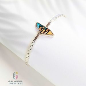Map of Palestine Micro Mosaic Old City Bracelet