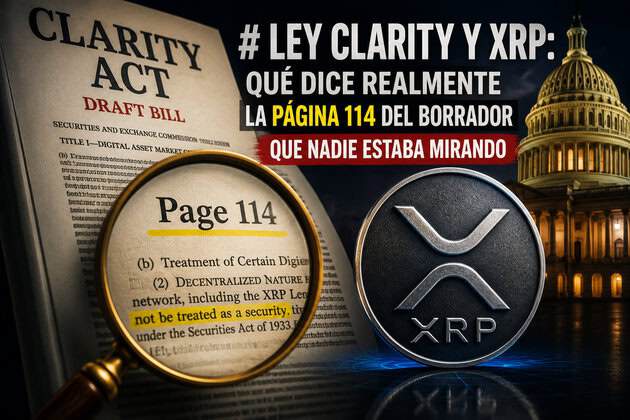 Ley clarity y xrp que dice la pagina 114