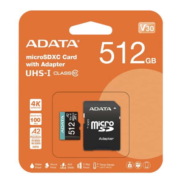 Micro sd 512 pagina