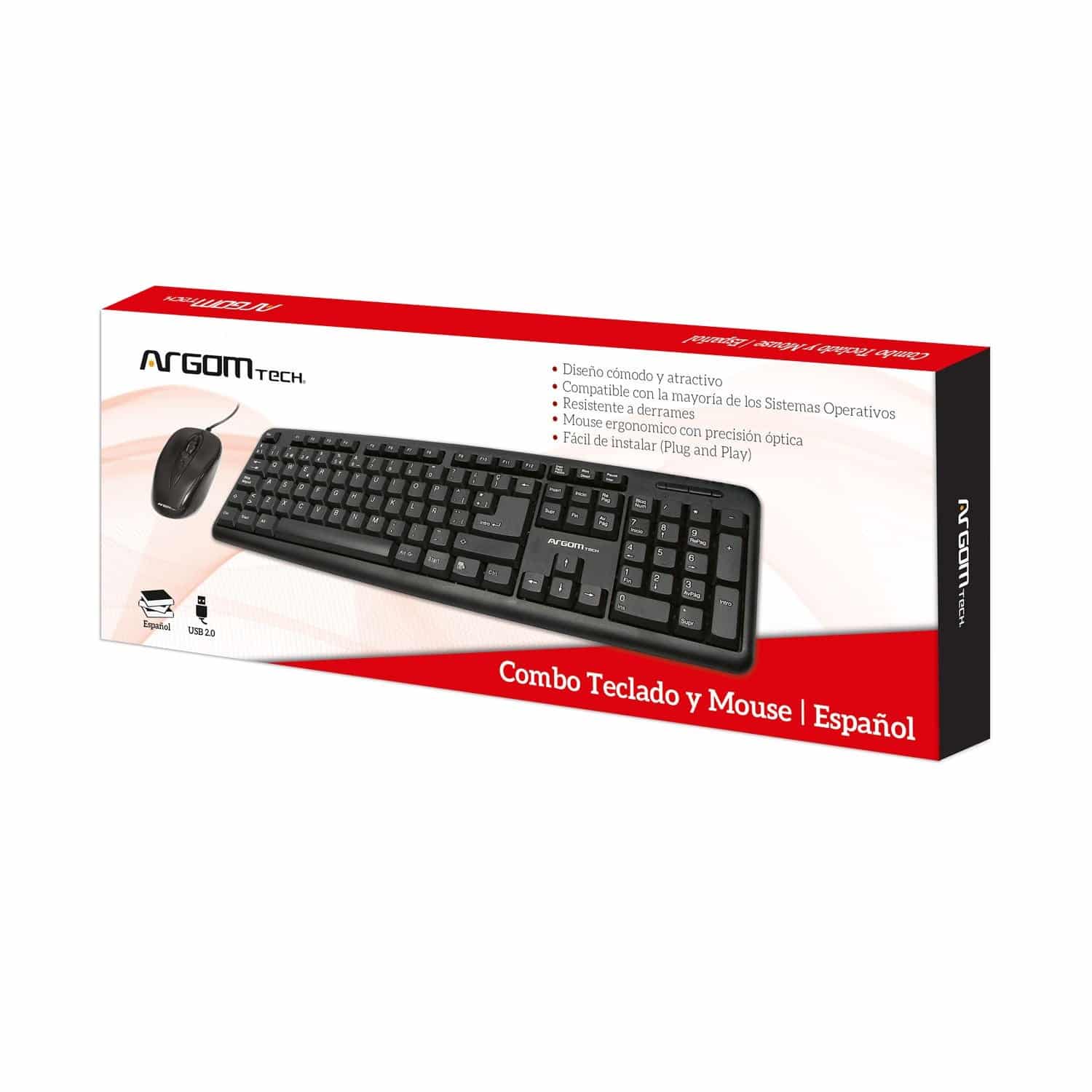 Teclado y mouse inalambrico 34