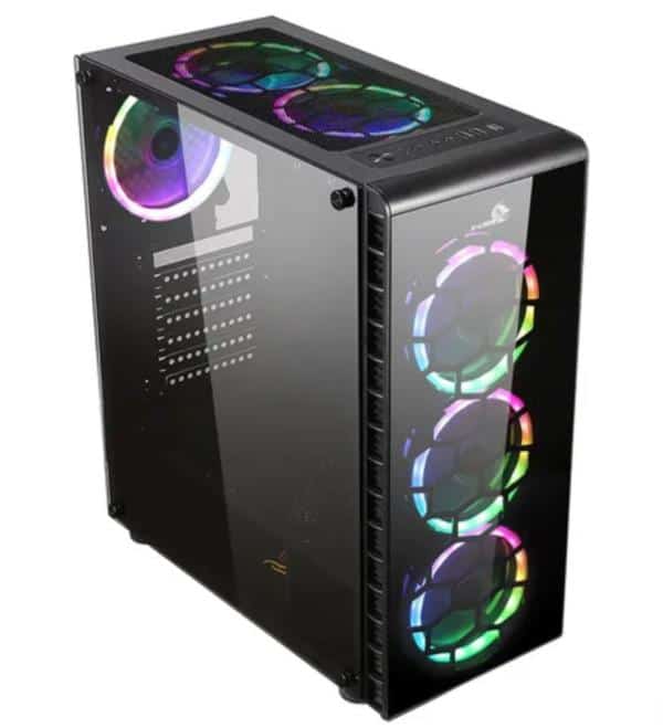 CASE GAMER X-LION KN-810 TEMPERED GLASS FRONT AND SIDE PANEL