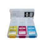 Cartuchos de tinta de colores para impresora Epson WF-C5310.