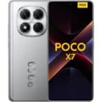 Smartphone Xiaomi Poco X7 5G con cámara cuádruple y pantalla grande.