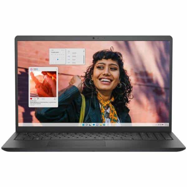 Laptop Dell Inspiron 3530 con pantalla táctil y diseño moderno.