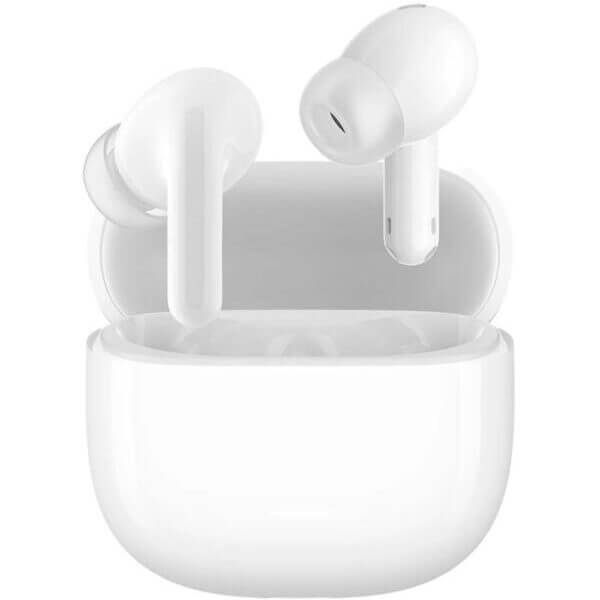 Auriculares inalámbricos Xiaomi Redmi Buds 6 Lite en color blanco.