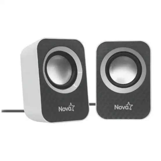 Parlante PC Nova 2.0CH IC 8002 6W USB